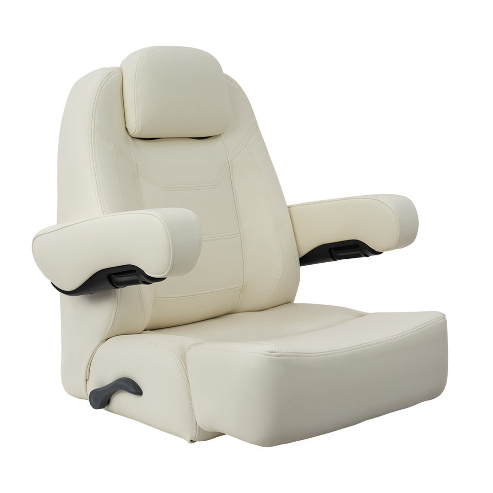 Springfield Marine Charter Helm Low-Back Seat, 5" x 12" Mount