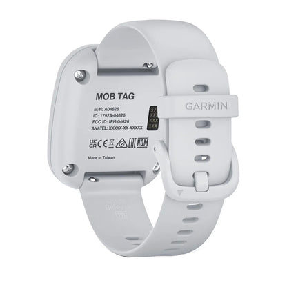 Garmin MOB Tag with White Quick Release Band – Wireless Wearable Safety Device
