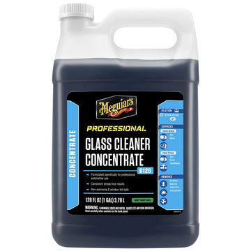 Meguiar's Glass Cleaner Concentrate D12001, 1 Gallon – Professional, Streak-Free