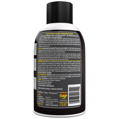 Meguiar's G181302 Whole Car Air Refresher, Black Chrome Scent