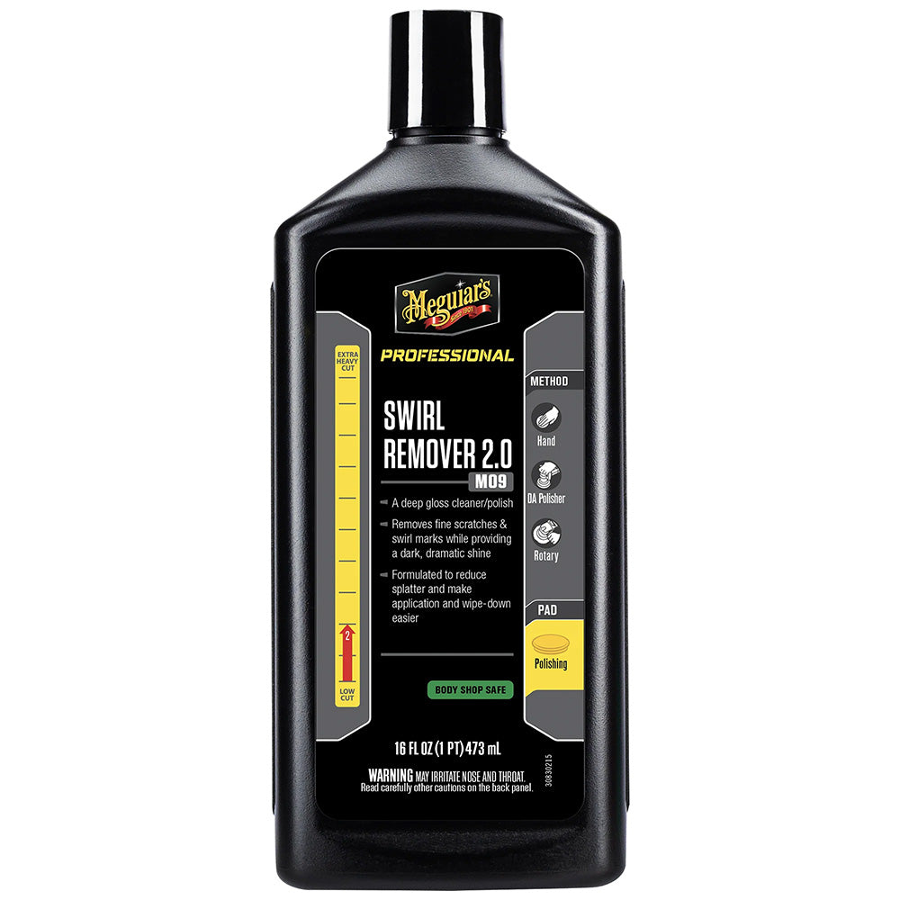 Meguiar's Mirror Glaze Swirl Remover 2.0, 16oz – Cleaner & Polish