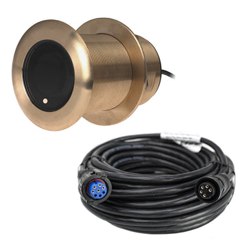 Airmar B60 Tilted Element Thru-Hull Transducer, 12° Tilt, 600W, Garmin 8-Pin
