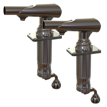 TACO Marine Grand Slam 300XL Outrigger Mount, 1.5" Poles, Hardtops to 4.5"