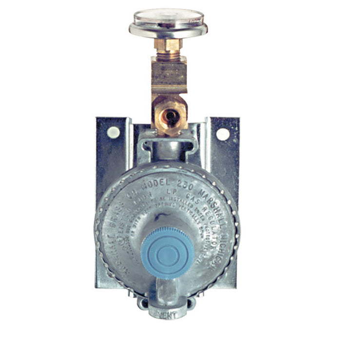 Trident Marine Single Stage Regulator, 300 PSI Gauge, with Wall Mount