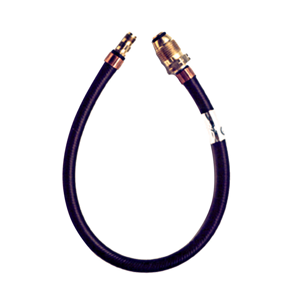 Trident Marine LPG Propane Pigtail Hose - 20" with POL & 1 - 4" Inverted Flare