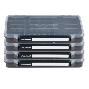 Plano StowAway 3600 50/50 Split Tackle Boxes, 4-Pack with Rustrictor