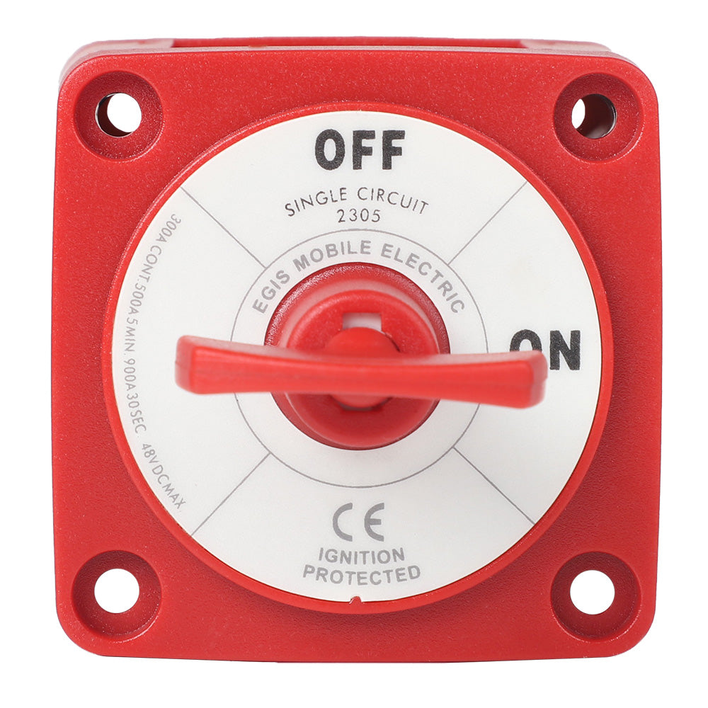 Egis Mobile Electric M-Series 300A Battery Switch, Off/On Key Actuator