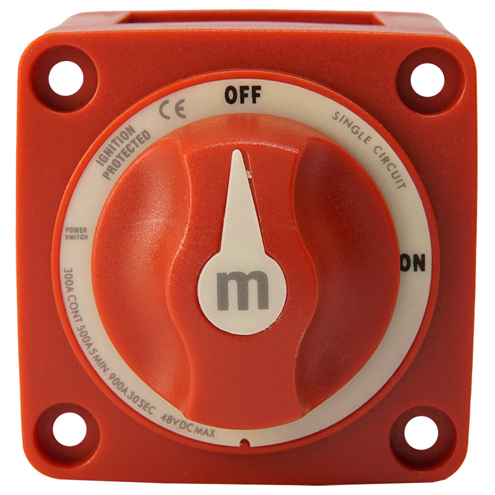 Egis Mobile Electric M-Series 300A Battery Switch, Off/On Knob Actuator