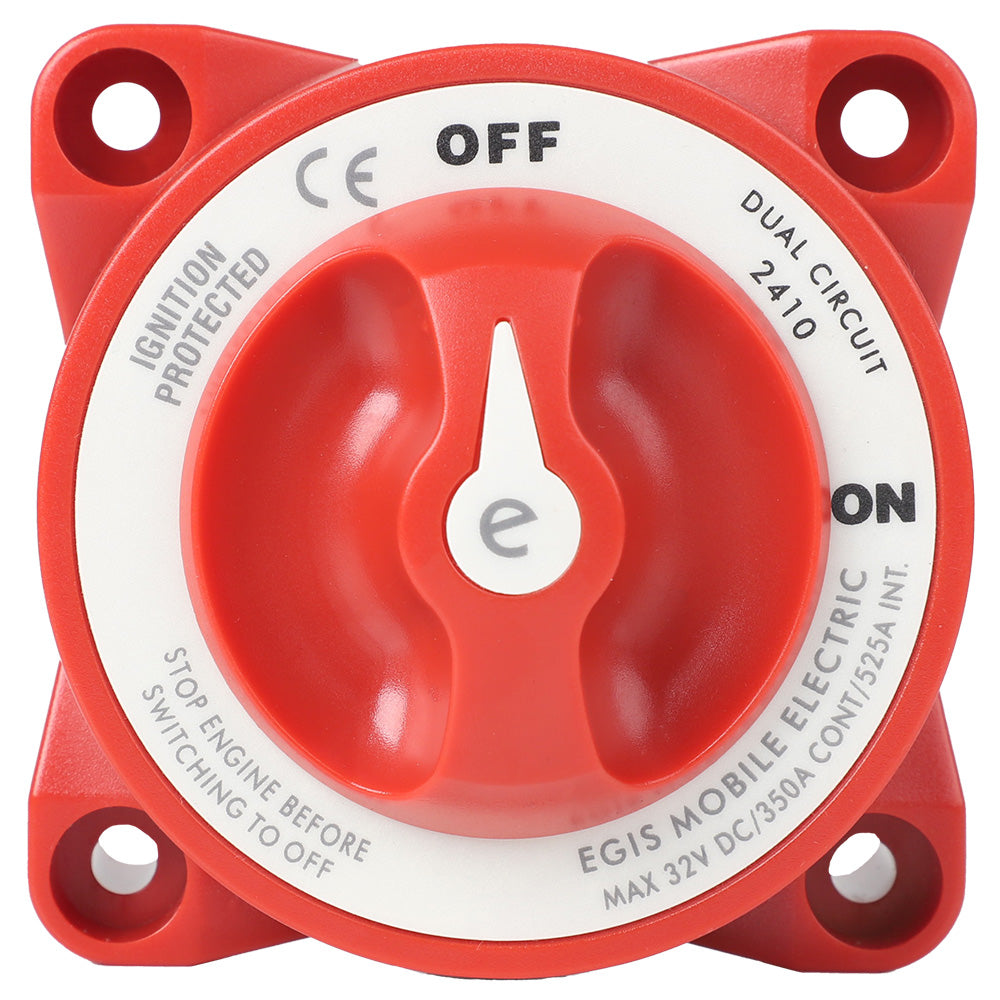 Egis Mobile Electric E-Series 350A Dual Circuit Battery Switch