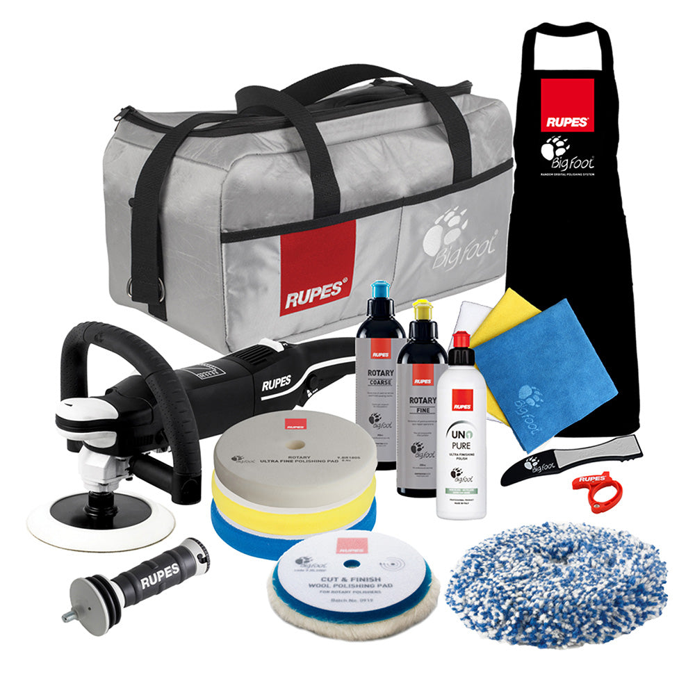 RUPES BigFoot LH19E Rotary Polisher, 1200W, 9m Cord