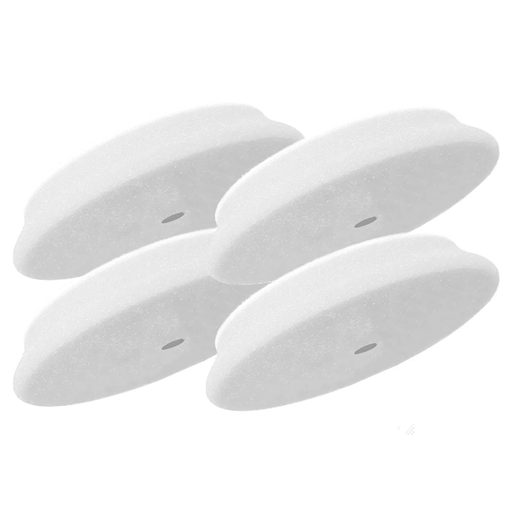 RUPES D-A Ultra Fine Polishing Foam Pad, 70mm White, 4-Pack