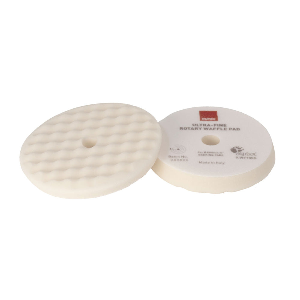 RUPES Waffle Ultra-Fine Polishing Pad, 200mm for High-Gloss Finish