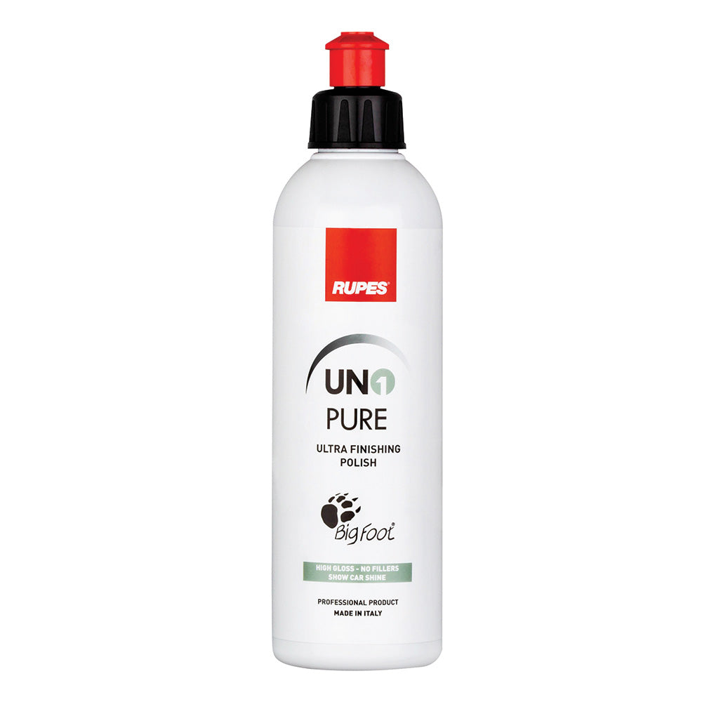 RUPES Uno Pure Ultra-Fine Finishing Polish – Universal Application, 250ml