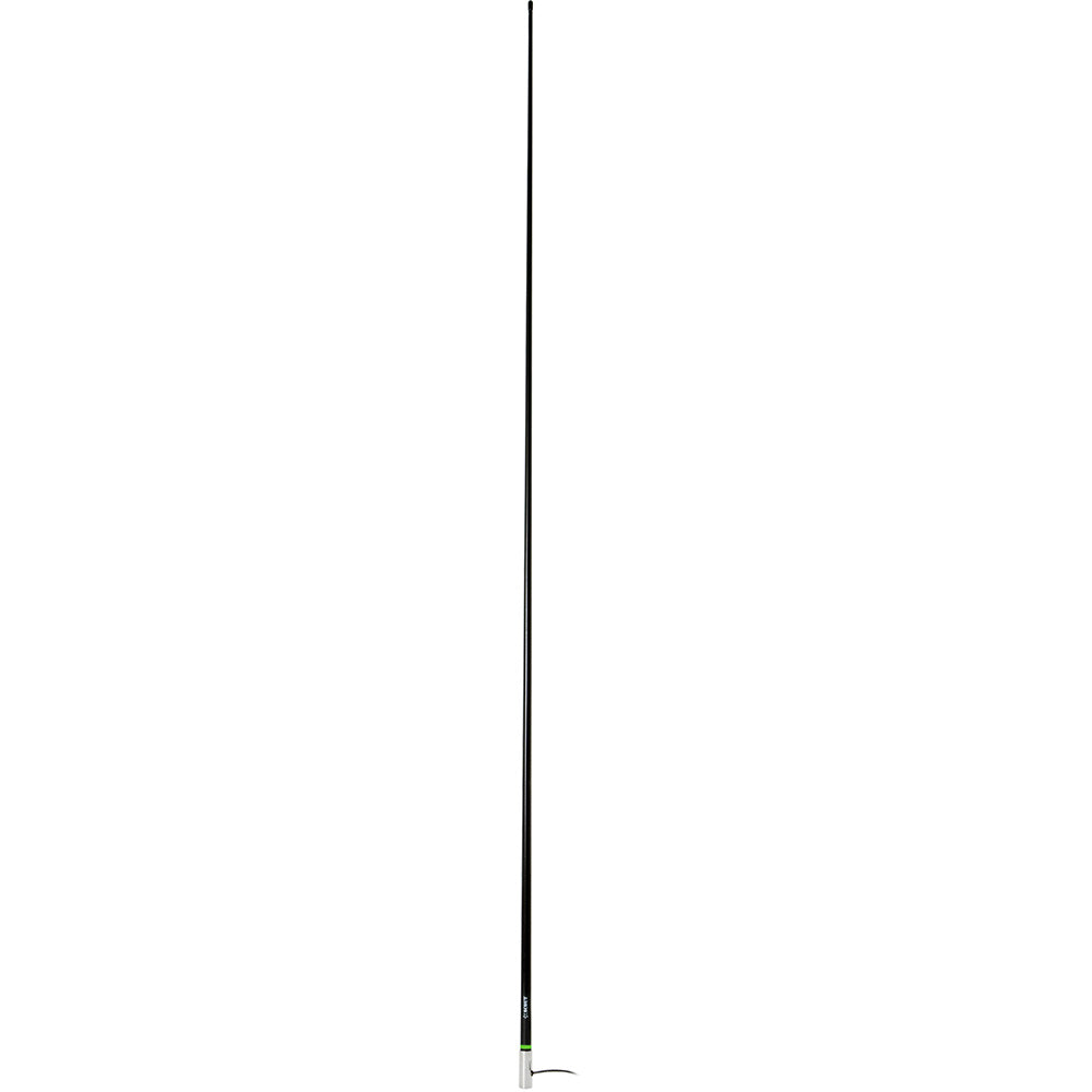 Scout KS-43 Black Edition 8' VHF Marine Antenna, 6dB Gain – Made in Italy