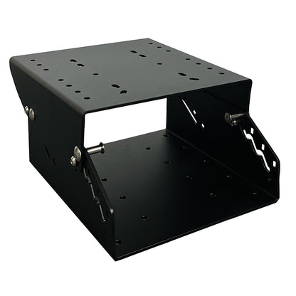 Shark Seating A1 Plinth, Black Alloy, 120-170mm Height
