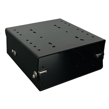 Shark Seating A1 Plinth, Black Alloy, 120-170mm Height