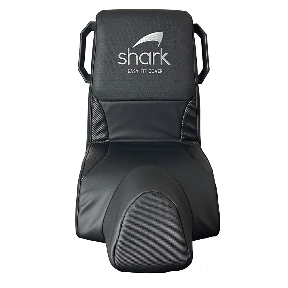 Shark Seating EASY-FIT Cover, Black with Fasteners – Marine Grade