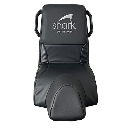 Shark Seating EASY-FIT Cover, Black with Fasteners – Marine Grade
