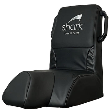 Shark Seating EASY-FIT Cover, Black with Fasteners – Marine Grade
