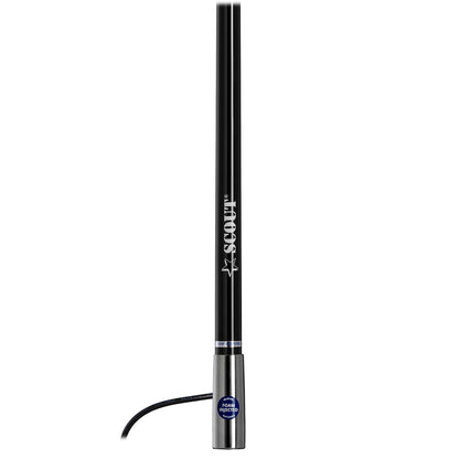 Scout Titan Series 4' Black AM/FM Antenna, IP69 Waterproof