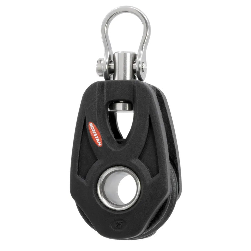 Ronstan RF28100 Series 25 Ball Bearing Orbit Block, Becket Swivel Shackle