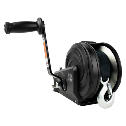 Powerwinch Select Series Winch, 1800lb, 2-Speed, 8" Crank Arm – Carbon Black