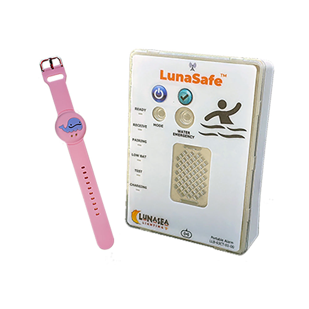 Lunasea Lighting Water Activated RF Transmitter & Rechargeable Alarm Receiver