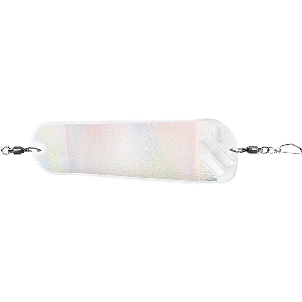Luhr-Jensen Money Roll Flasher, 8-1/4 inch - Pearl Blue Skeleton