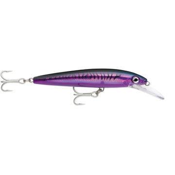 Rapala Husky Magnum 15 Fishing Lure, Purple Mackerel, 5-1/2" Body, 15' Depth