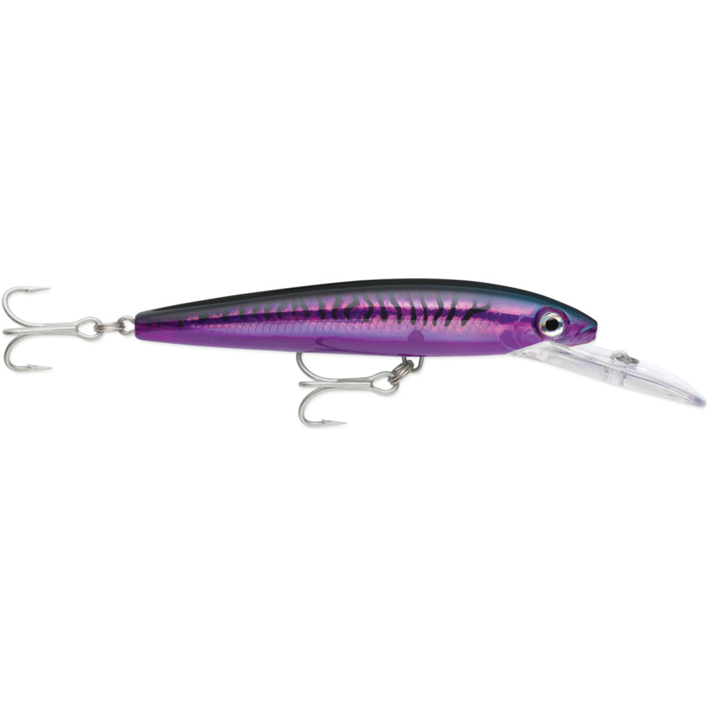 Rapala Husky Magnum 25 Fishing Lure, 6-1/4" Length, 25' Depth, Purple Mackerel