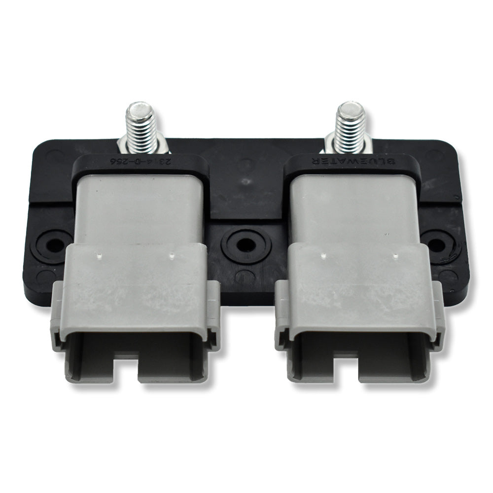 Bluewater Dual 12-Position Sealed Deutsch Connector Busbar - 5/16" Stud