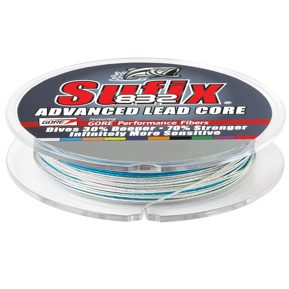 Sufix 832 Advanced Lead Core Fishing Line, 27lb Test, 100 Yards