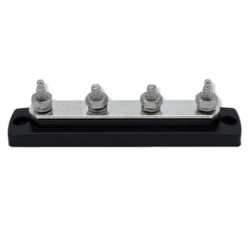 Bluewater Common Stud Busbar, 4 Gang, 150 Amp, Black