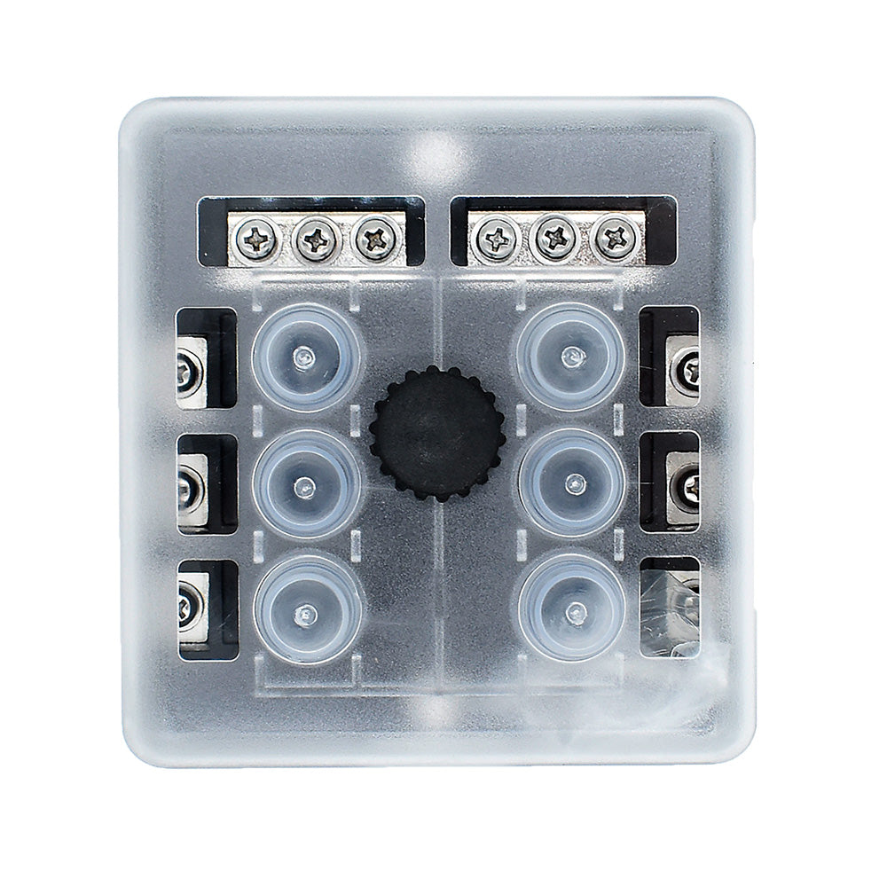 Bluewater 6 Position Beaker Block with Cover, Resettable Breaker System