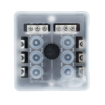 Bluewater 6 Position Beaker Block with Cover, Resettable Breaker System