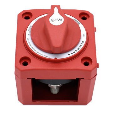 Bluewater OFF/1/2 Battery Switch, 300A DC, Surface Mount, SAE J1171 Certified