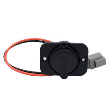 Bluewater USB/USB-C with Single Plate Charger, IP66 Rated with Deutsch Connector