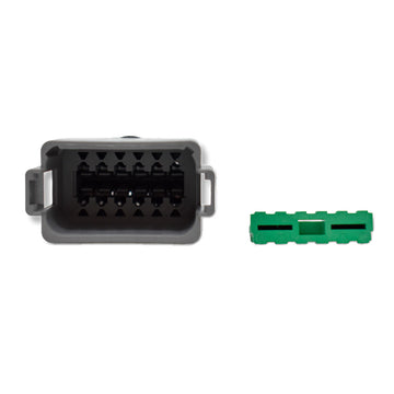 Bluewater DT04-12P 12-Position Male Deutsch-Compatible Connector with Wedge Lock