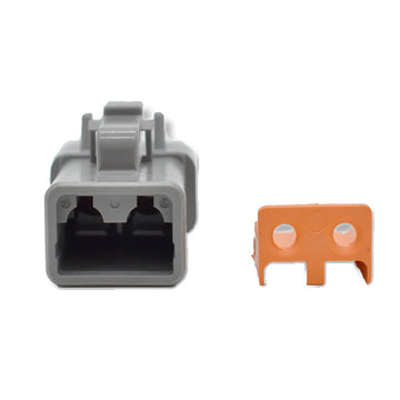 Bluewater 2-Position DTP Female Connector with Wedge Lock, 100-Pack