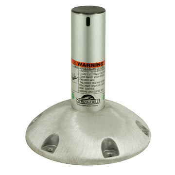 Springfield Marine Explorer Fixed-Height Locking Pedestal, 2-3/8" Post
