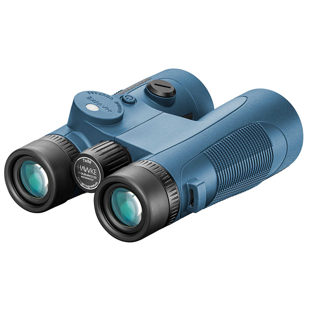Hawke Optics Endurance ED Marine Binoculars, 7x50, with Illuminated Compass