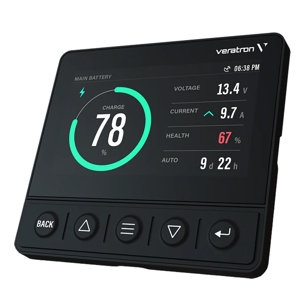Veratron OL 43 Smart Marine Monitoring TFT Display, 4.3" NMEA 2000 & J1939