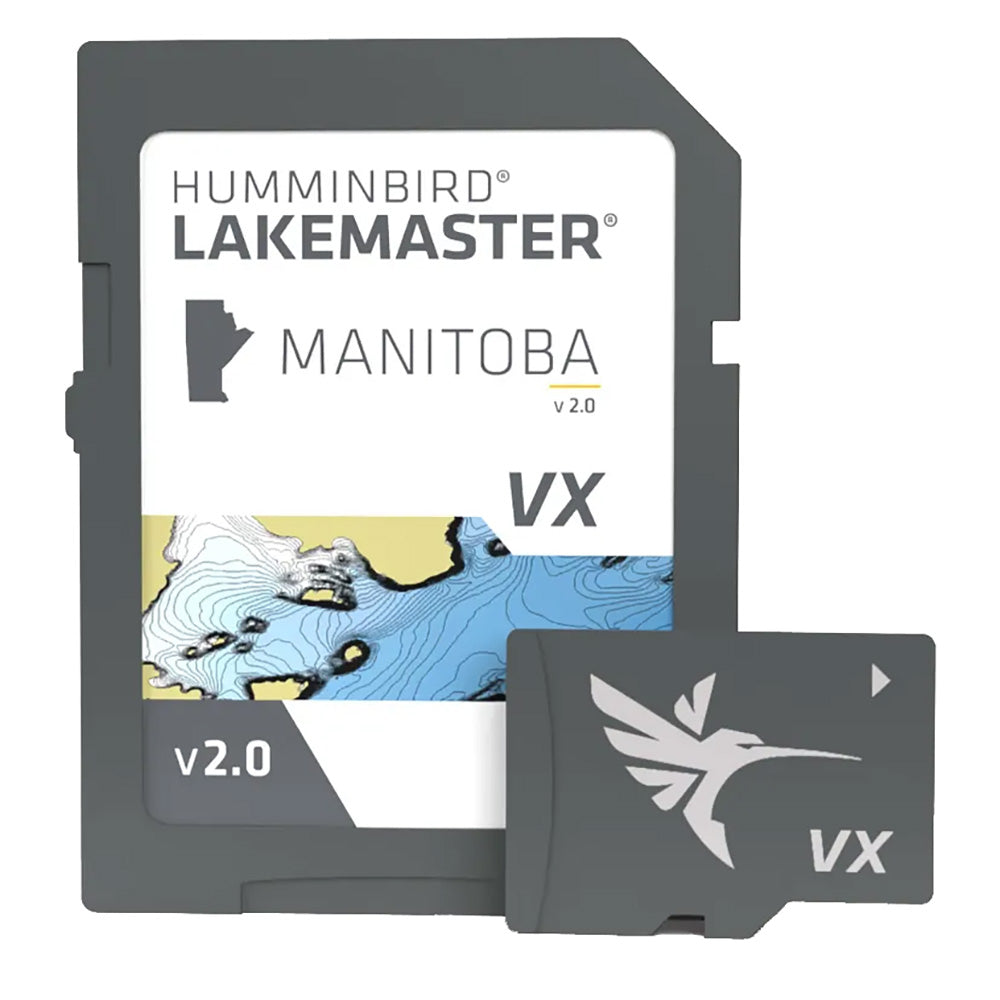 Humminbird LakeMaster VX Manitoba V2.0 Digital GPS Map Card