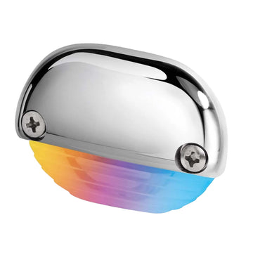 Hella Marine Apelo RGB Step Lamp, Stainless Steel, Multivolt™ 12/24V