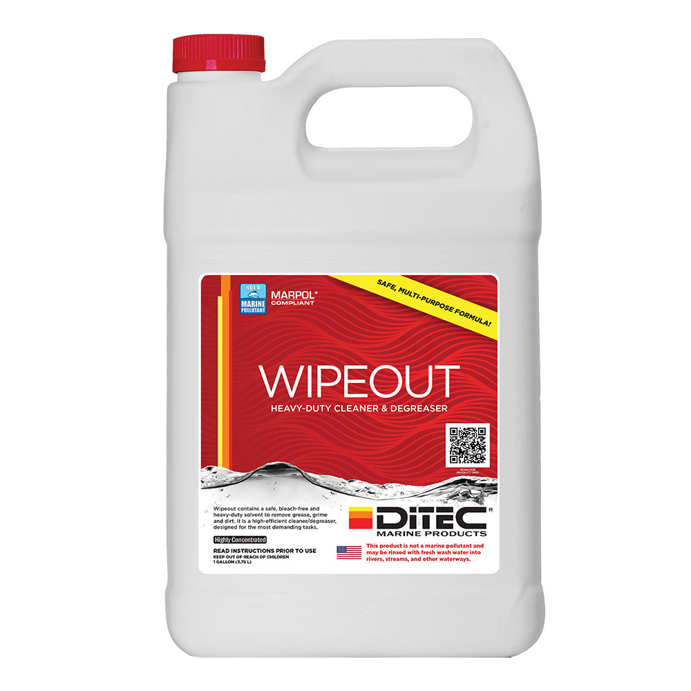 DiTEC Marine Wipeout Multi-Surface Cleaner - 1 Gallon Concentrate