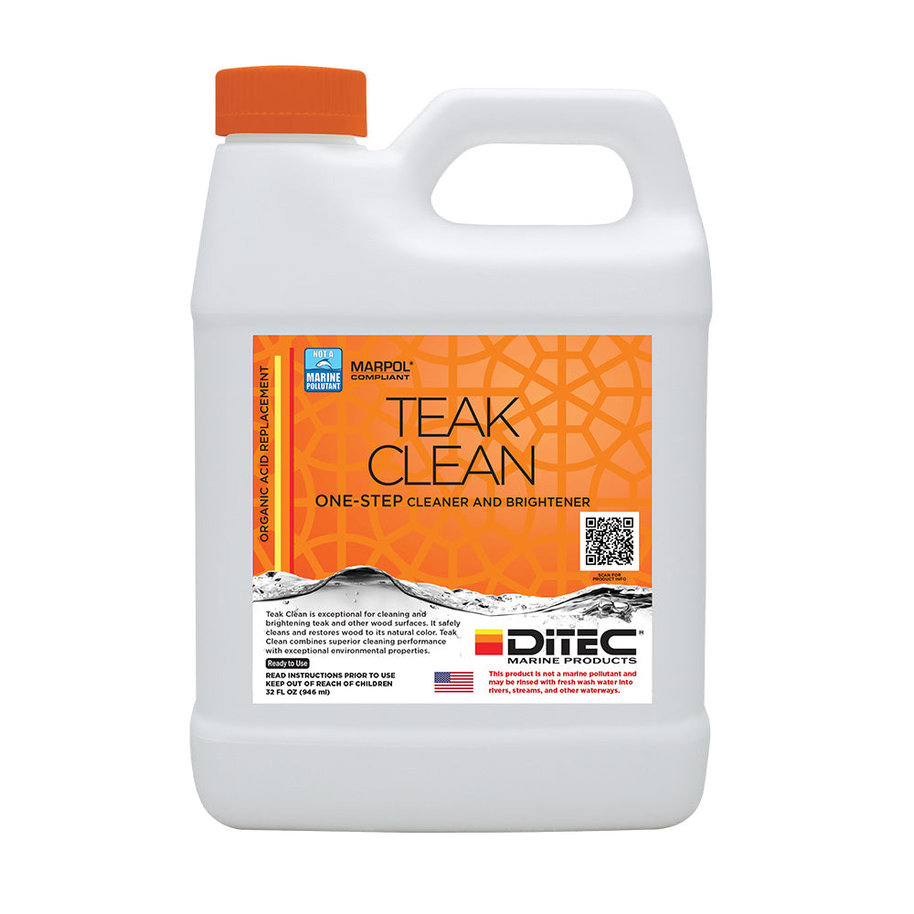 DiTEC Teak Clean, 32oz – MARPOL Compliant & Eco-Friendly
