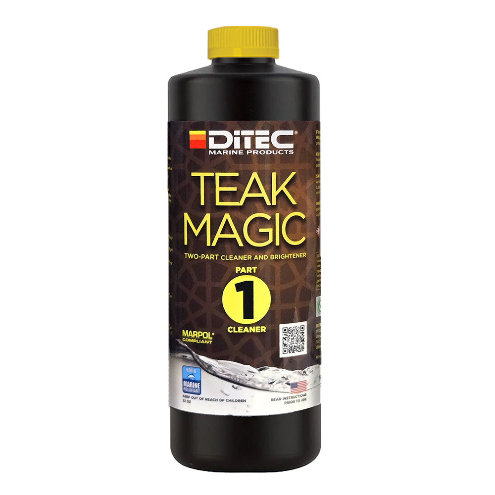 DiTEC Teak Magic Part 1, 32oz - Safe & Eco-Friendly Teak Restorer