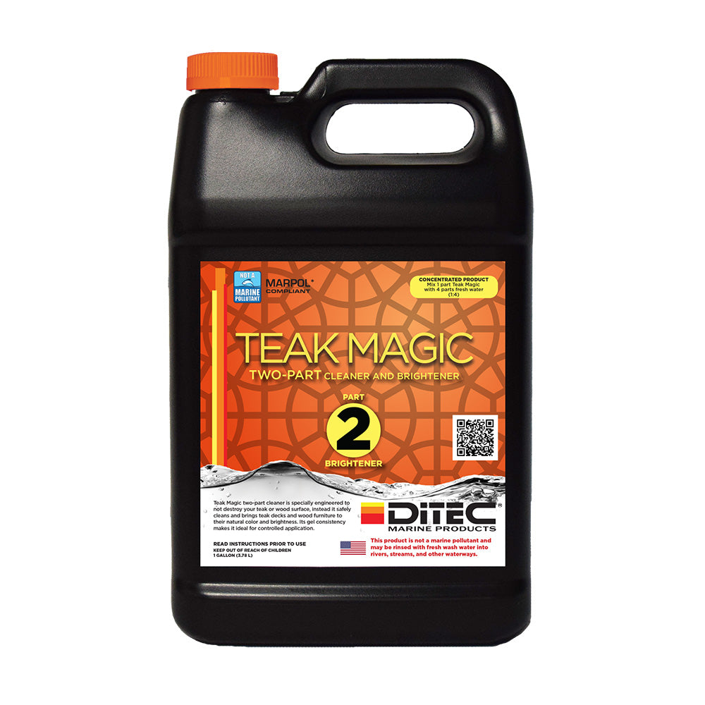 DiTEC Teak Magic Part 2 Cleaner, Gallon