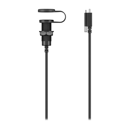 Fusion Flush Mount USB-C Port with 6.5 ft Extension Cable, IPX7 Rated