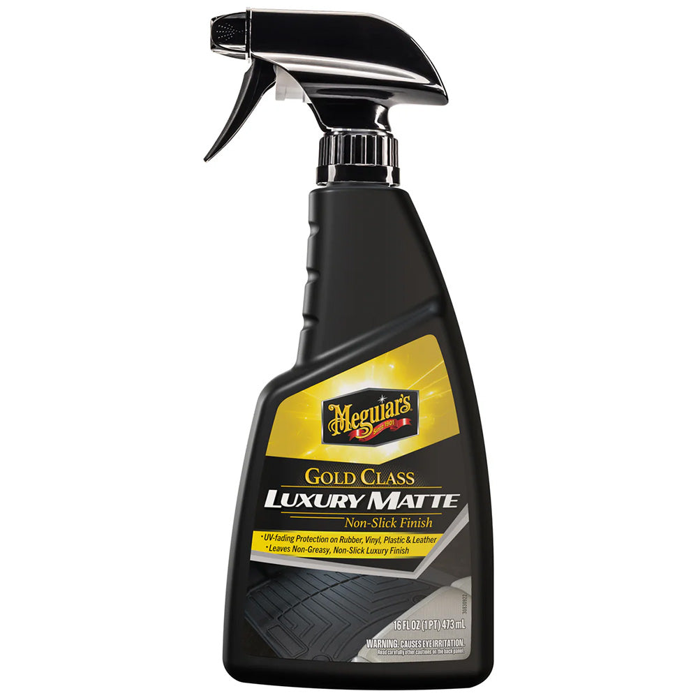 Meguiar's Gold Class Luxury Matte Interior Protectant, 16oz – UV Protection